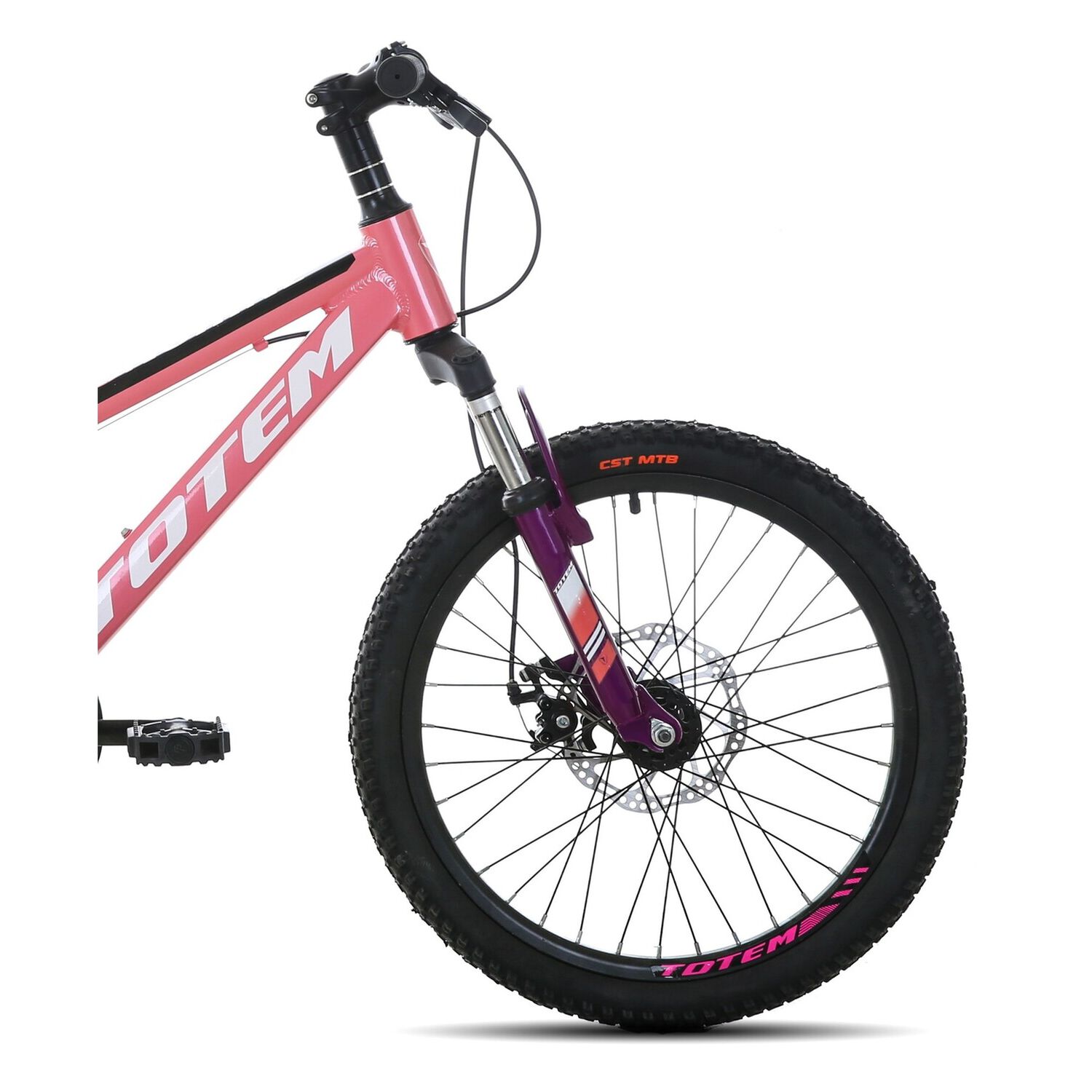 Bicicleta Totem Mtb Aro 20 Sunshine Color Rosada image number 2.0