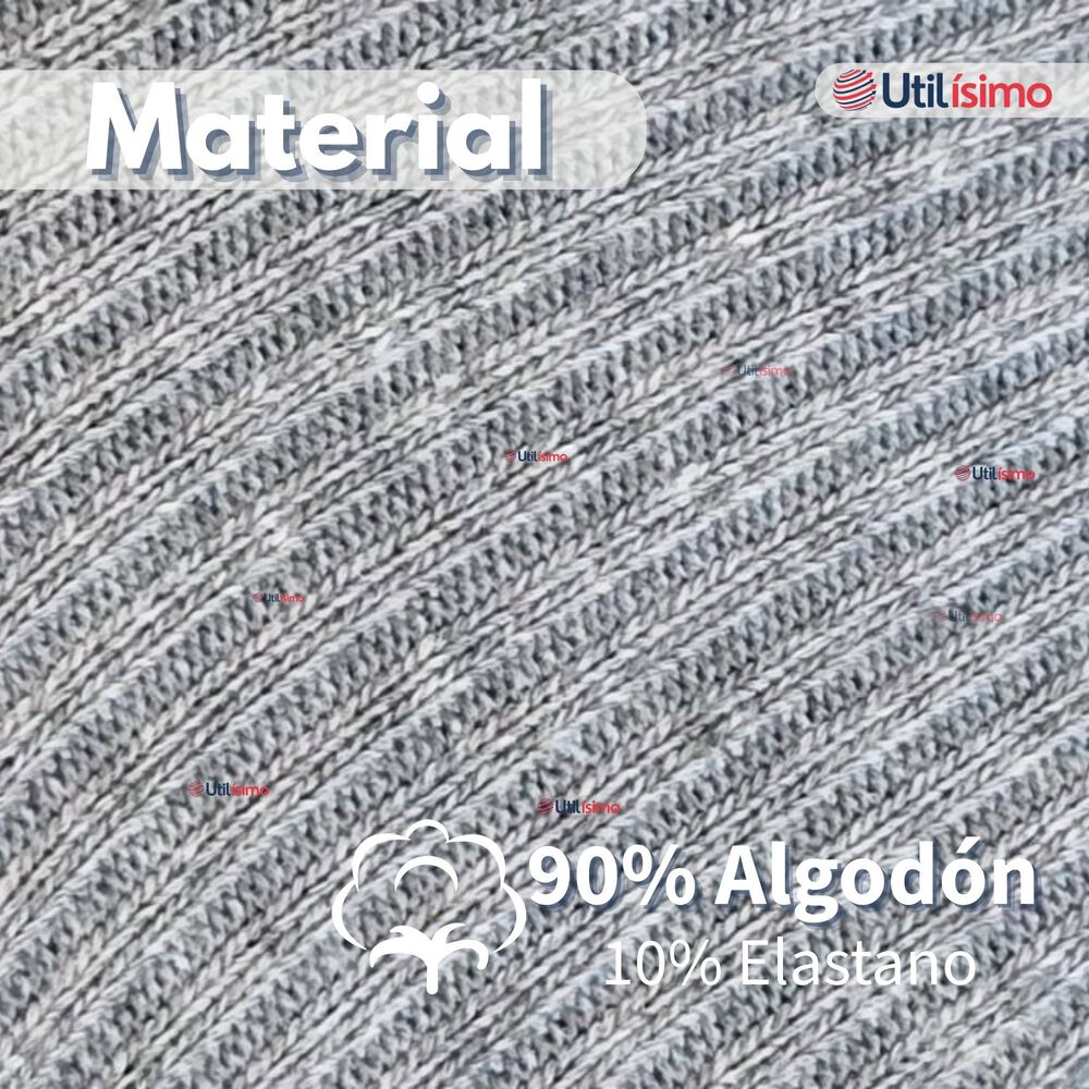 Pack 6 Calcet&iacute;nes Escolares Corto Algod&oacute;n Gris Ni&ntilde;o Juvenil image number 8.0