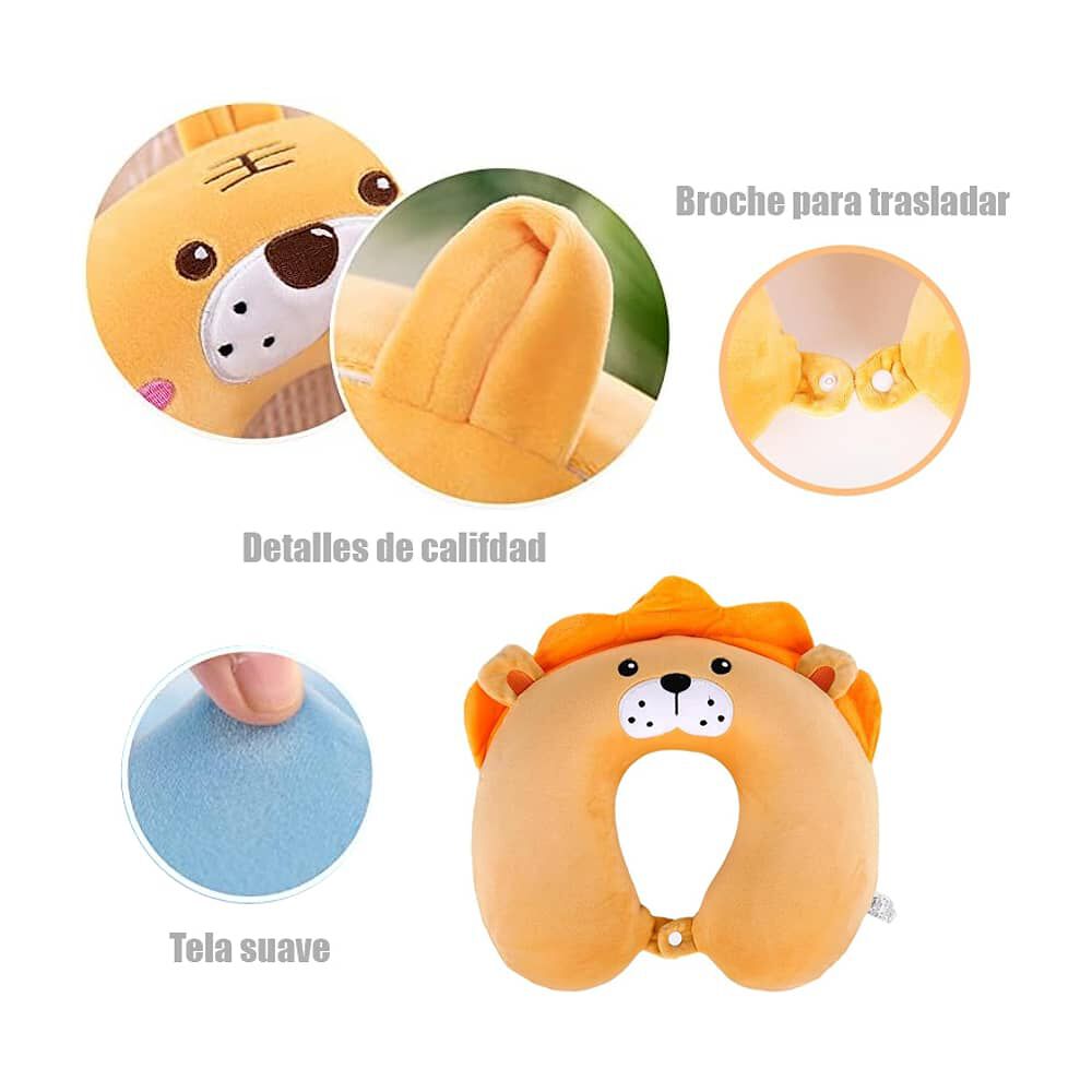 Cojin U Cuello Almohada Cervical Cochecito Viaje Bebe Ni&ntilde;os image number 4.0