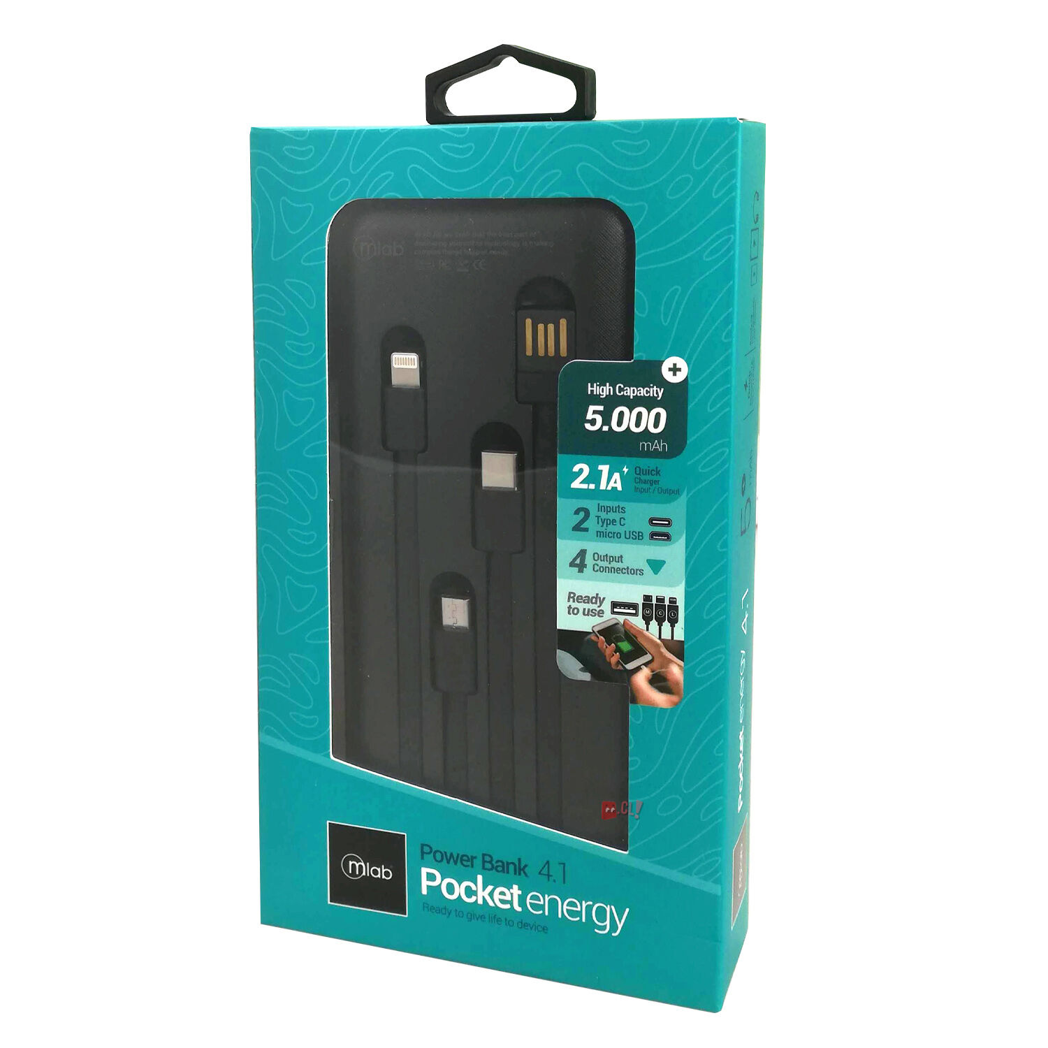 Bater&iacute;a Port&aacute;til Power Bank 4.1 Pocket Energy 5000mha - Ps image number 3.0