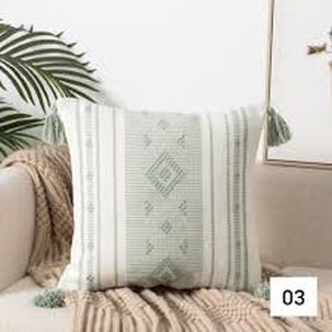 Set De 2 Cojines Kilim Con Borlas