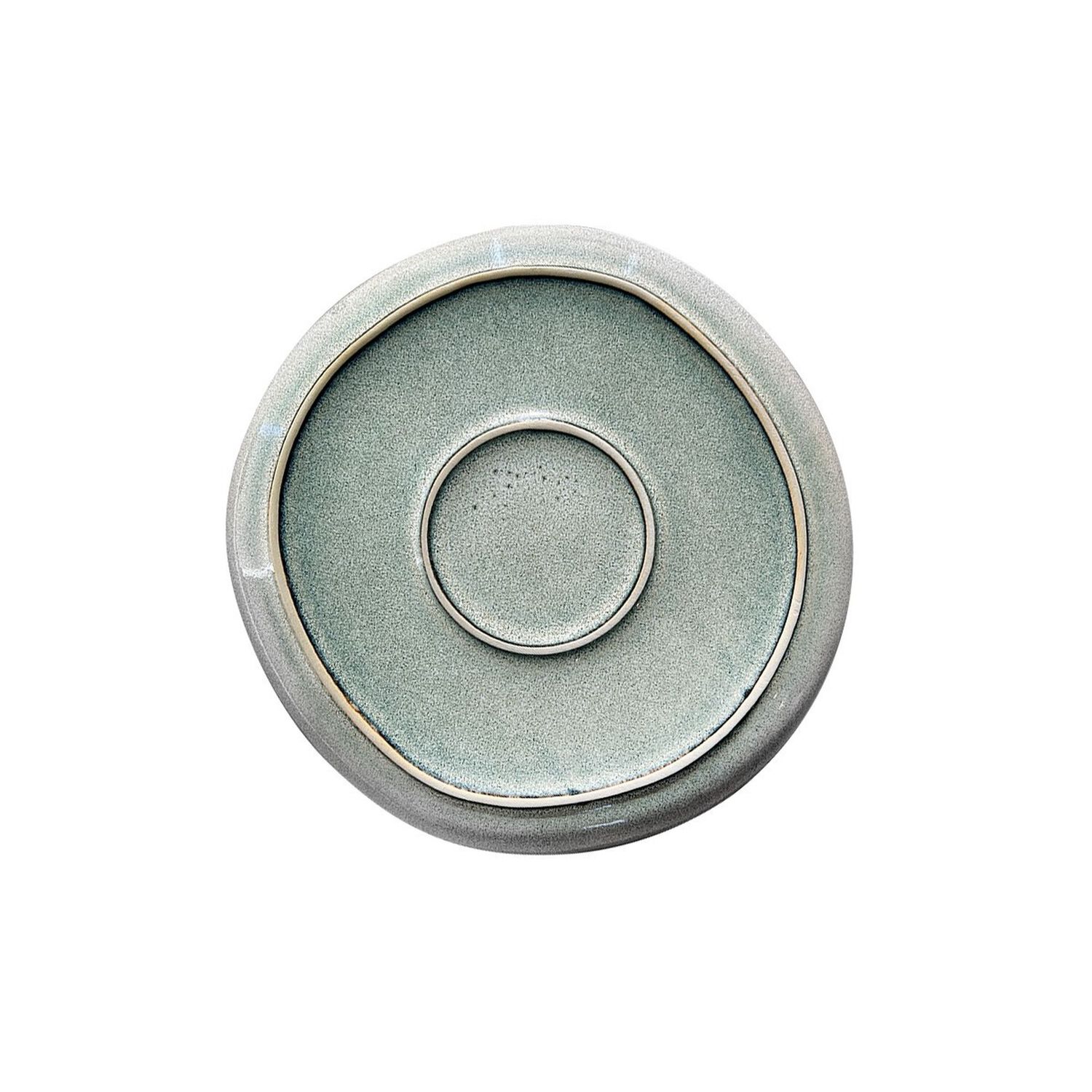 Set 6 Platos Redondo Ceramica 21 Cm Gris Linea Laos image number 5.0
