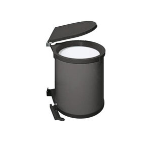 Basurero Mullboy 30 Lts Para Puerta 45 Cm Agoform Antracita