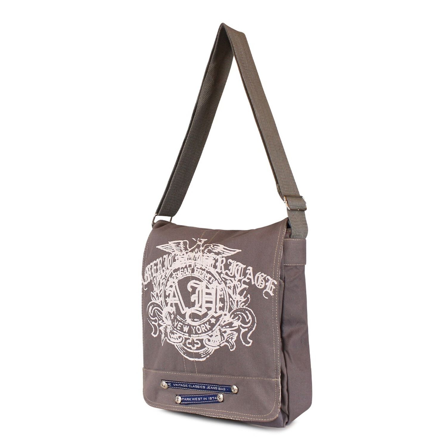 Bolso Morral American Gris Park West image number 1.0