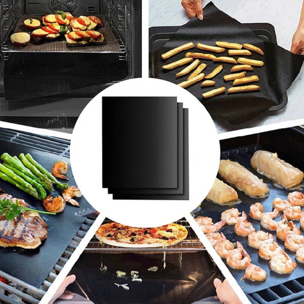 Set 3 L&aacute;minas Antiadherentes Reutilizables Para Parrilla image number 6.0