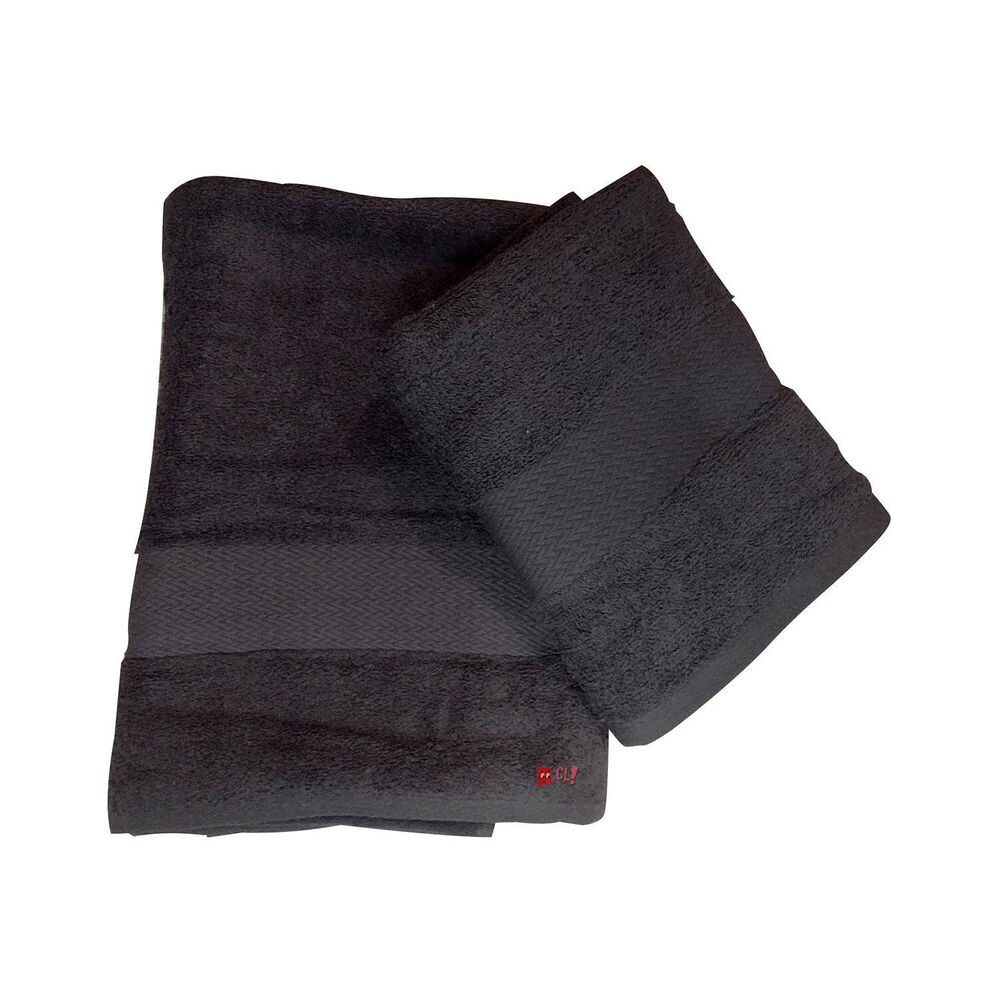 Juego De Dos Toallas Turcas Gris Grafito B&b Kitchen - Ps image number 1.0