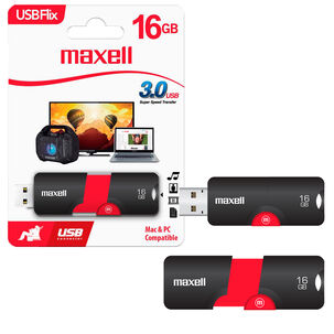 Pendrive Usb 3.0 16gb Maxell Flix Compatible Mac Y Windows