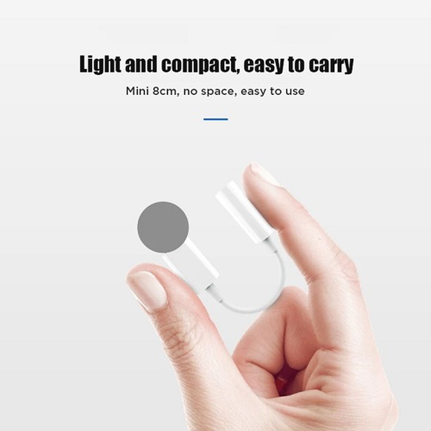 Adaptador Aud&iacute;fonos Para Iphone Con Bluetooth Original Lightning Certificado A Cable Audio Jack 3,5 Auxiliar image number 2.0
