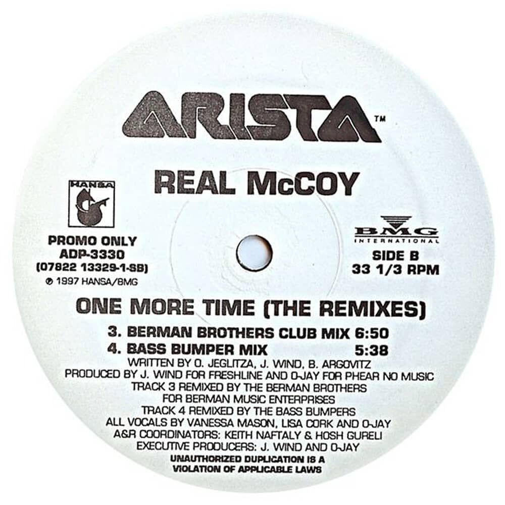 Real Mccoy - One More Time (the Remixes) | 12" Maxi Single Usado image number 3.0