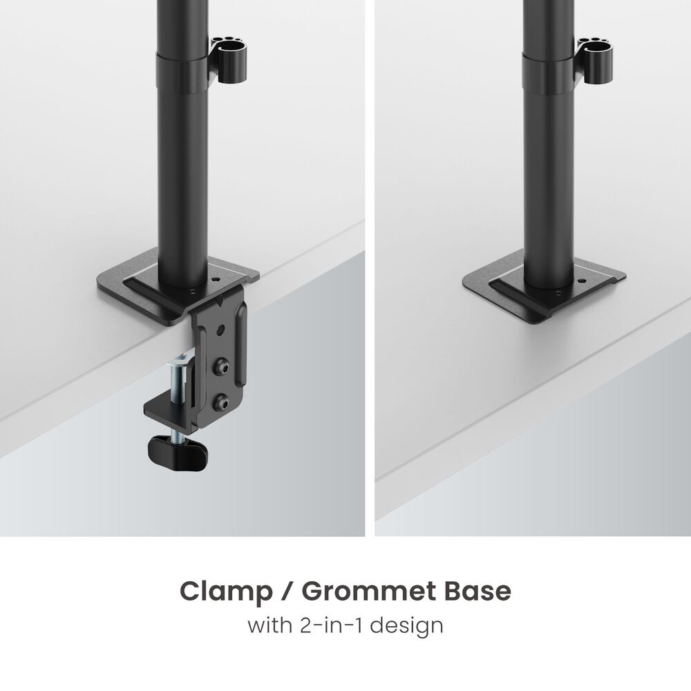 Brazo Articulado Vertical Para 2 Monitores 17"~32" 20kg Brasforma Bm725 image number 5.0