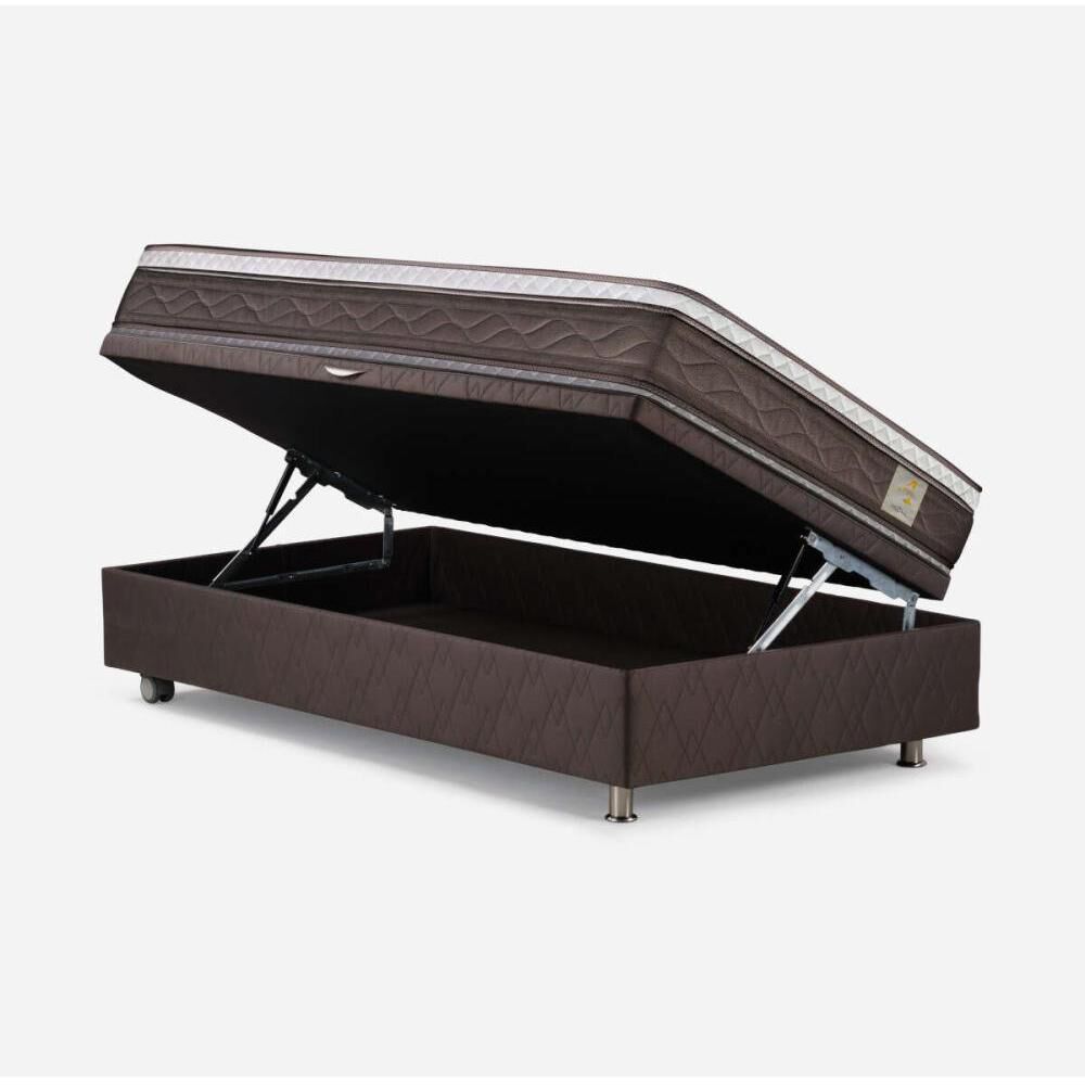 Cama Ba&uacute;l Rosen New Style 4 / 1.5 Plazas / Base Normal + Respaldo image number 2.0