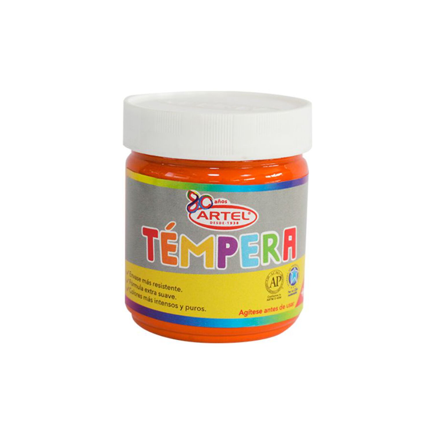 Frasco 100ml Tempera Naranja 77 image number 1.0
