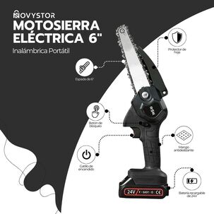 Motosierra Eléctrica Inalámbrica Portátil De 6 Pulgadas