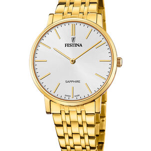 Reloj F20046/2 Festina Swiss Blanco Hombre Acero Clasico