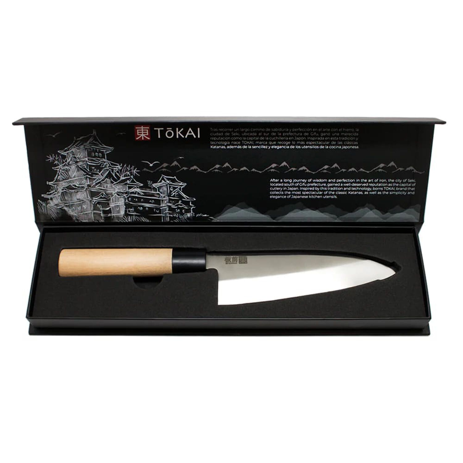 Cuchillo Tokai Chef Wayu De 30cm Mango Madera Arce Cocina image number 3.0