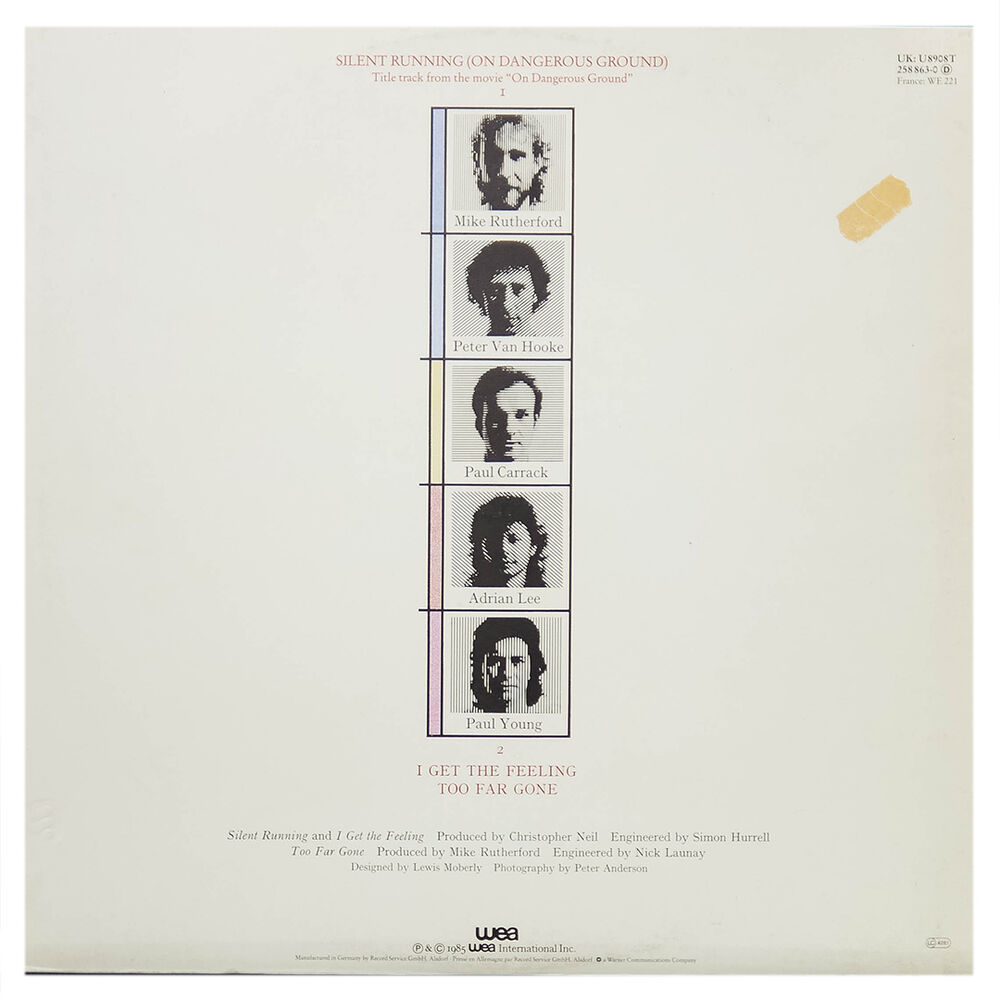 Mike & The Mechanics - Silent Running | 12" Maxi Single Usado image number 1.0