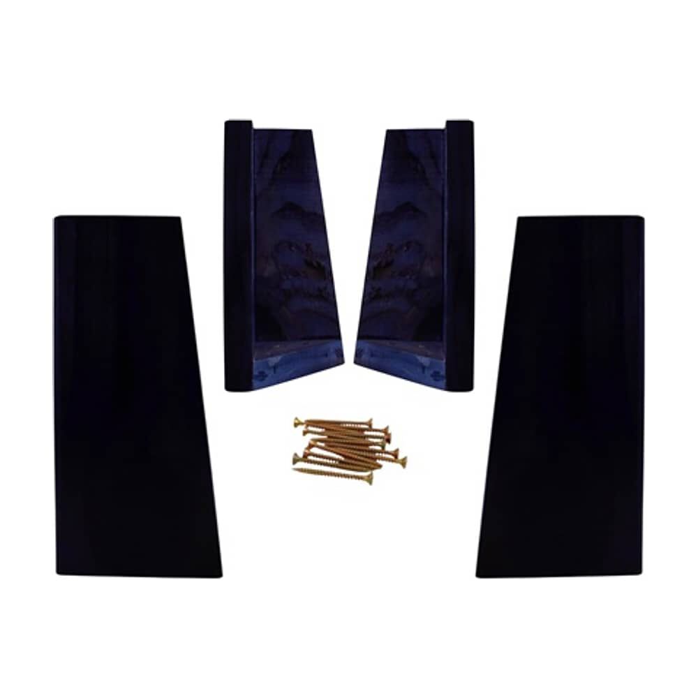 Kit 4 Patas Universales Para Cama Europea - Negro 19.5 Cm image number 0.0