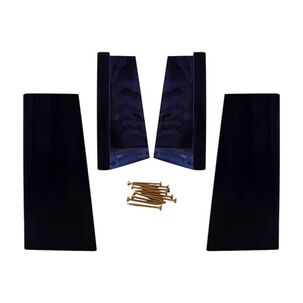 Kit 4 Patas Universales Para Cama Europea - Negro 19.5 Cm