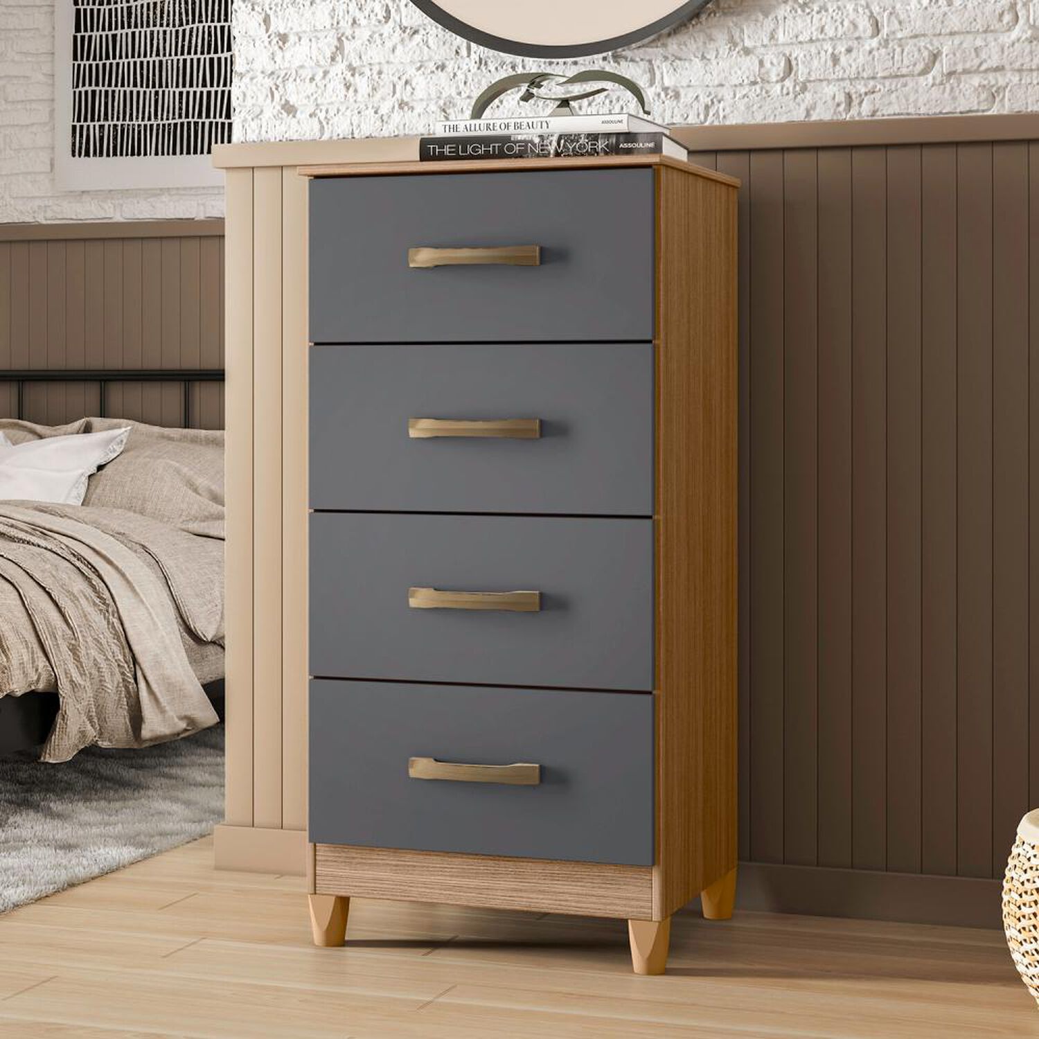 C&oacute;moda Vekka Home Comoda Mobi / 4 Cajones image number 2.0