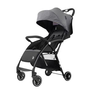 Coche De Paseo Últra Compacto Liviano Viena Gris Lubabycas