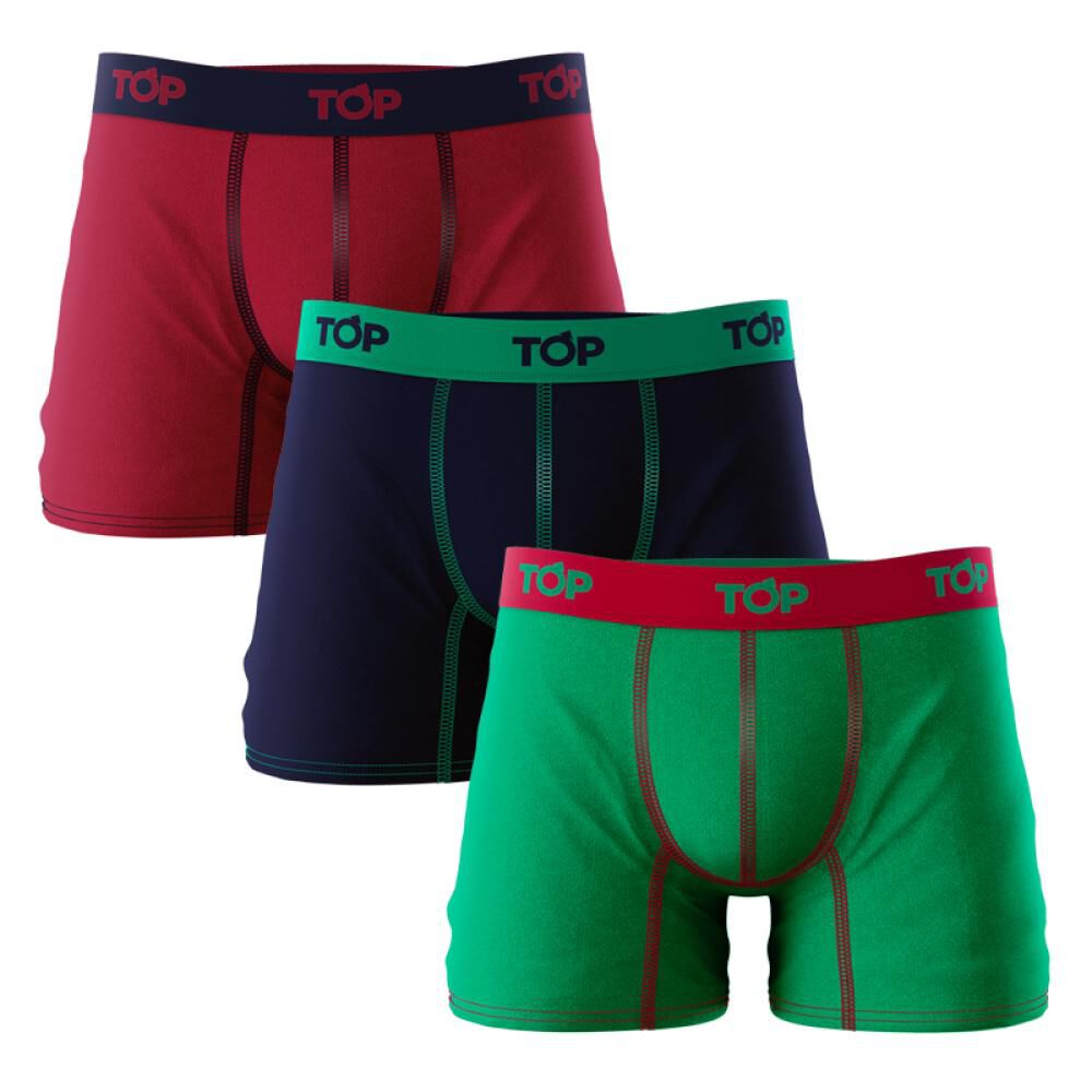 Pack Boxer Hombre Top / 3 Unidades image number 0.0
