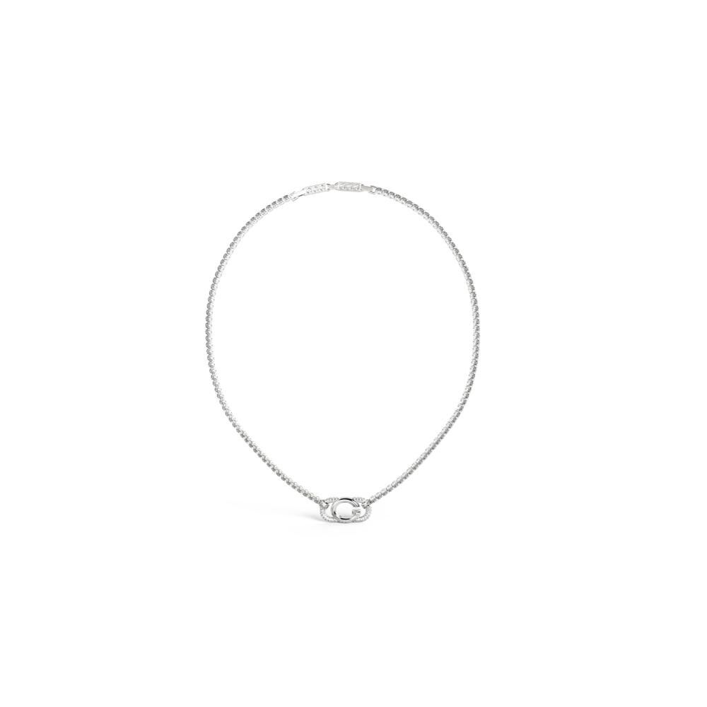 Collar Guess Plateado Mujer Jubn04506jwrht-u image number 0.0