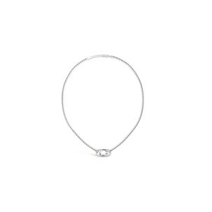 Collar Guess Plateado Mujer Jubn04506jwrht-u