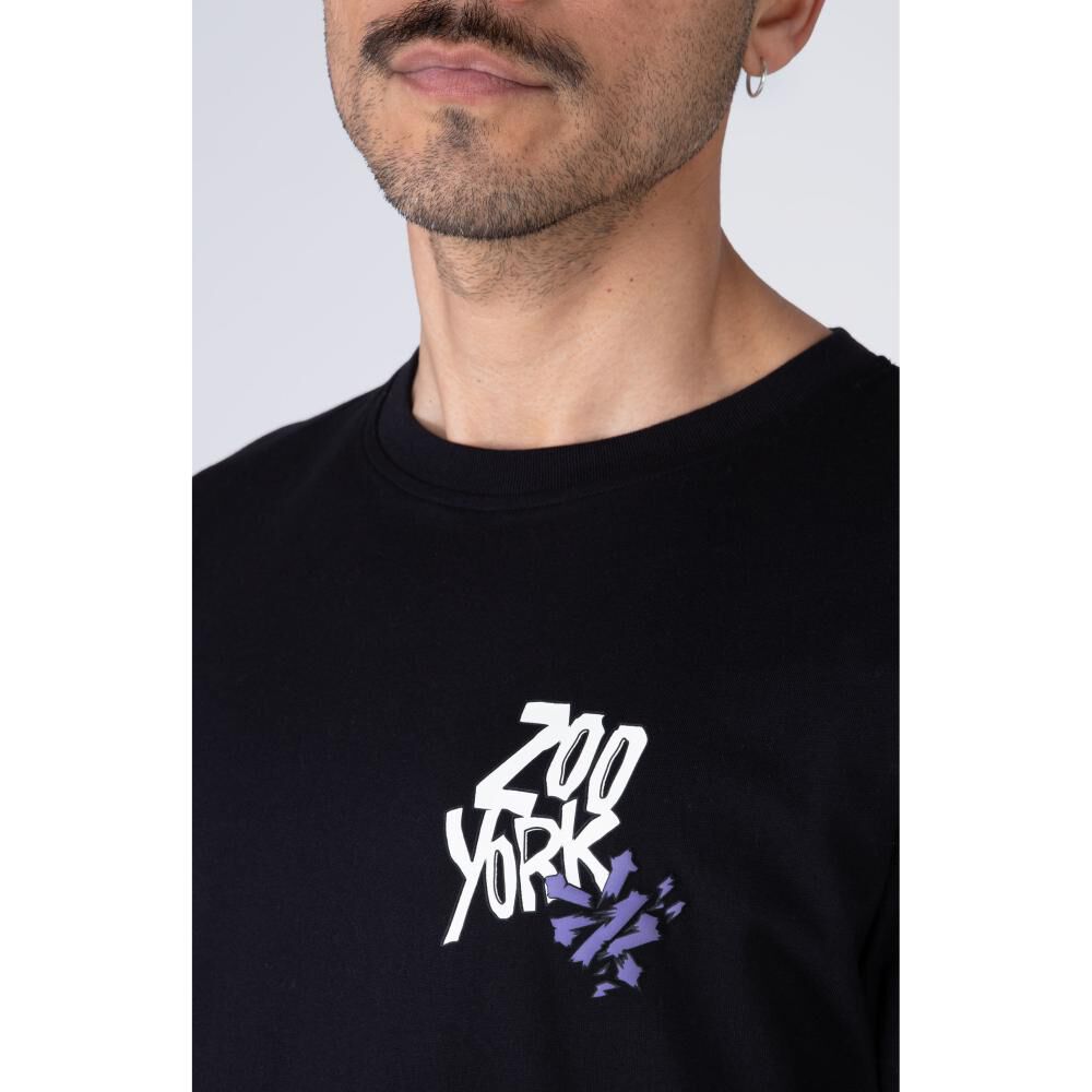 Polera Manga Corta Cuello Redondo Hombre Zoo York image number 4.0