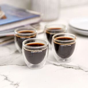 Set 4 Tazas Simple Cook Espresso