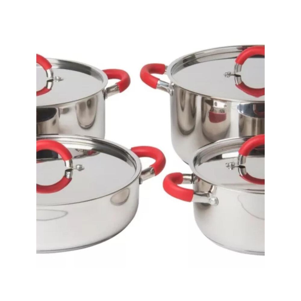Set De Ollas Bateria De Cocina 8 Piezas Inoxidables Arte Andino image number 2.0