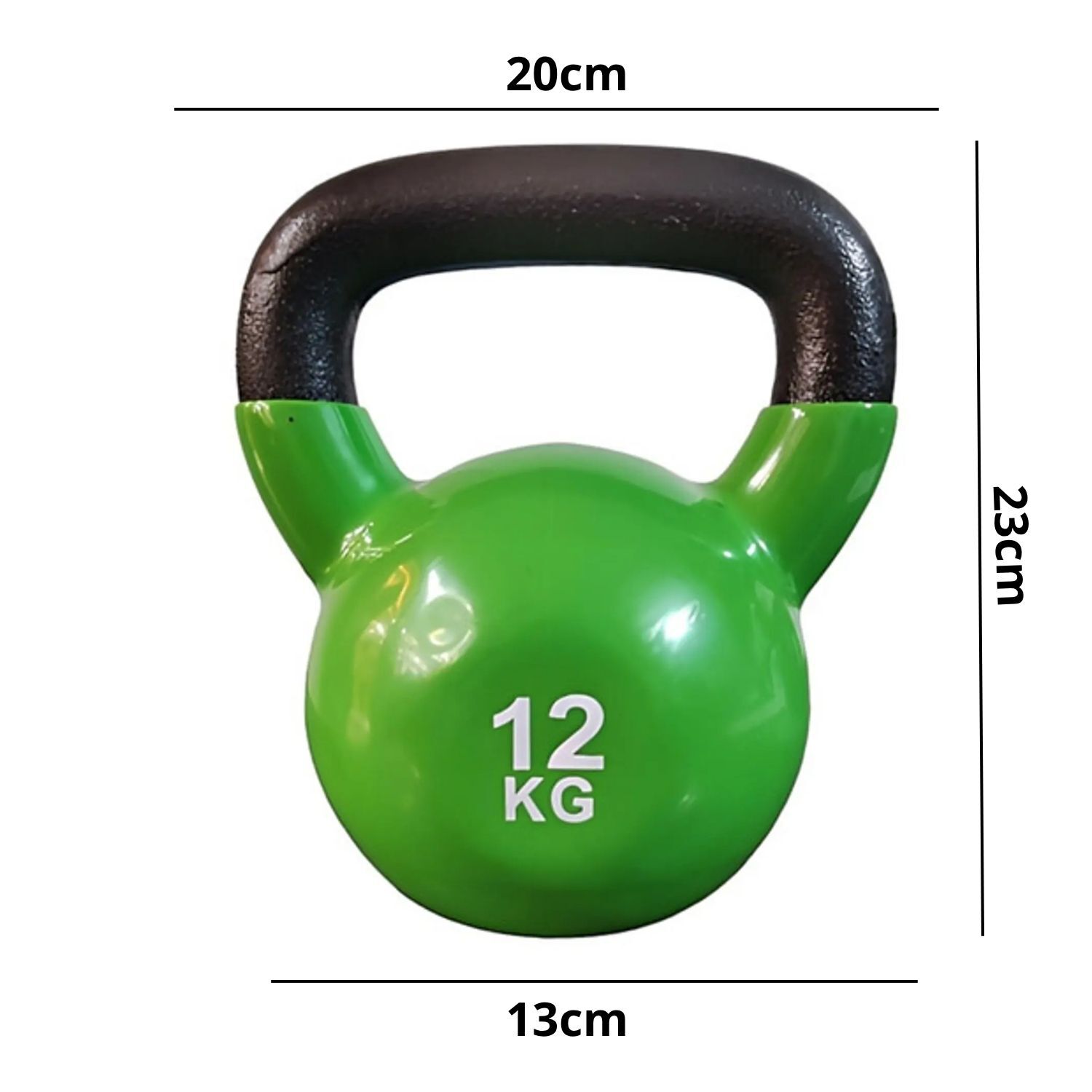 Pesa Rusa Kettlebell 12kg Acero Y Vinilo image number 3.0