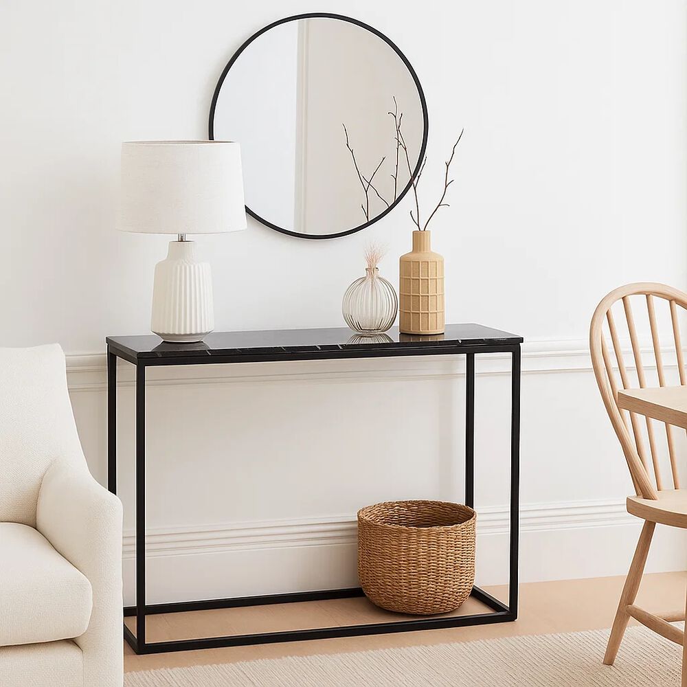 Arrimo Black Stone Cubierta Mdf Marmol Negro image number 2.0