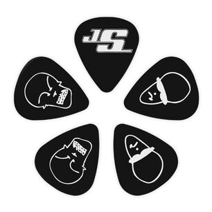 U&ntilde;etas Satriani Black (.70mm) 10 Pack 1cbk4-10js Daddario