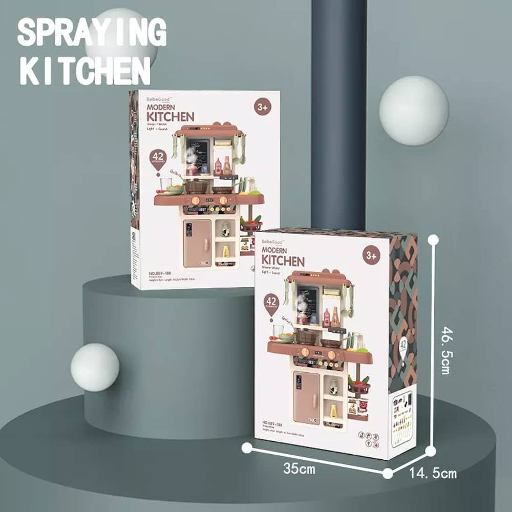 Set De Cocina De Juguete 42 Accesorios Estilo Moderno image number 8.0