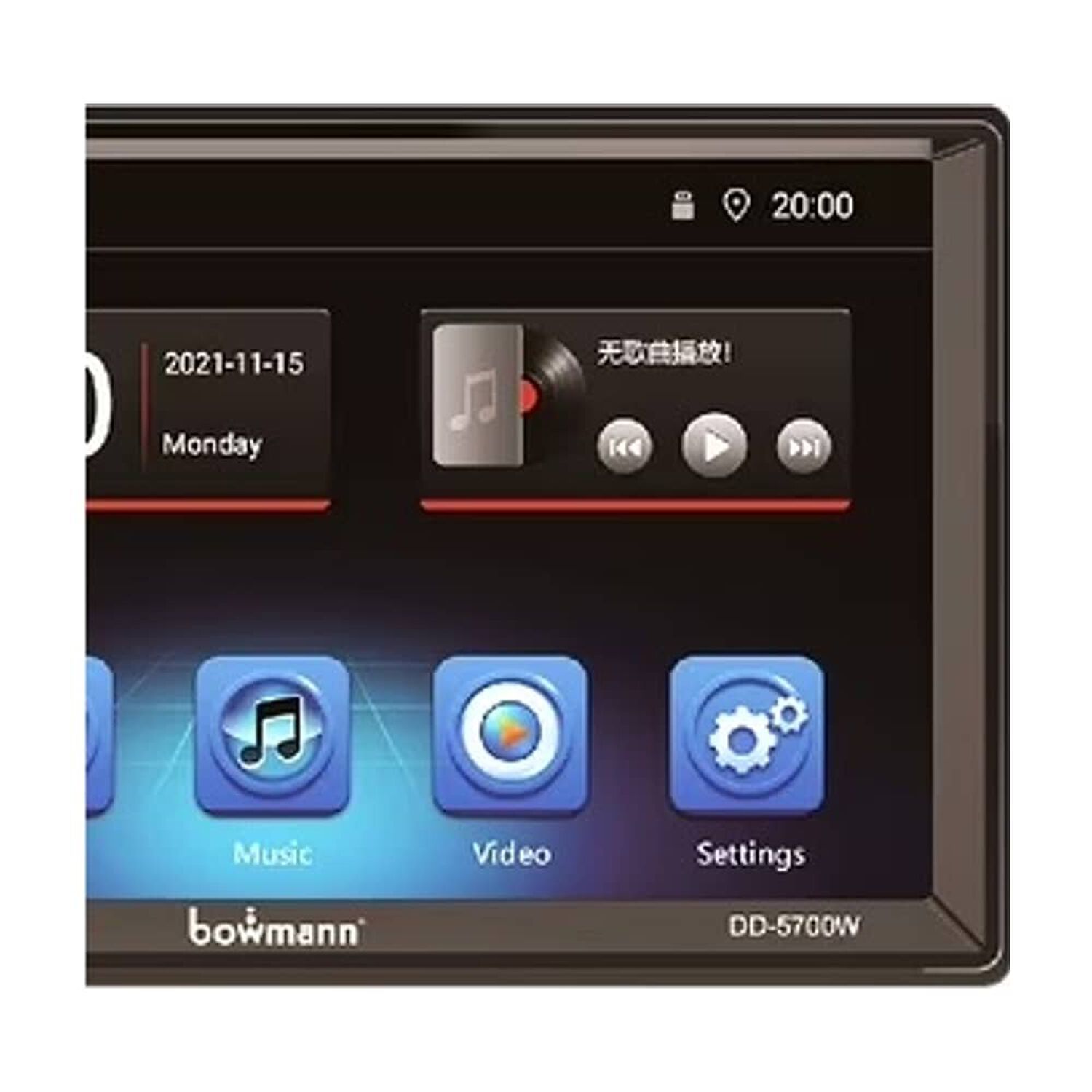 Radio De Auto Bowmann 2 Din 7" Hd Carplay Inal&aacute;mbrico Dd-5700w image number 1.0