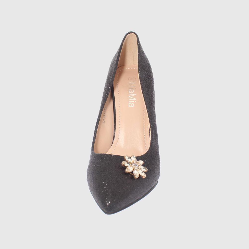 Zapato Taco Negro Mia Mia Art. 55821black image number 2.0