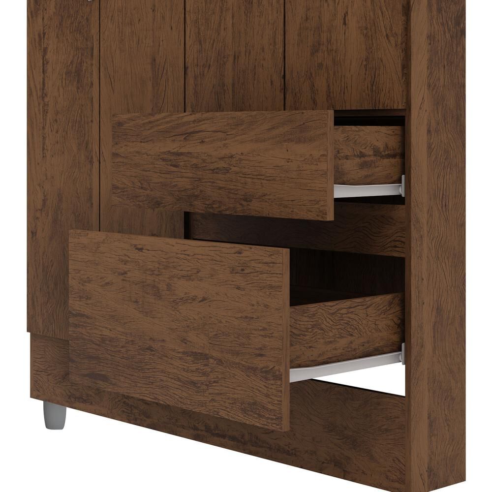 Cl&oacute;set Vekkahome Ideal / 4 Puertas / 2 Cajones image number 4.0