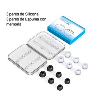 6 Pares Almohadillas Silicona Airpods Pro