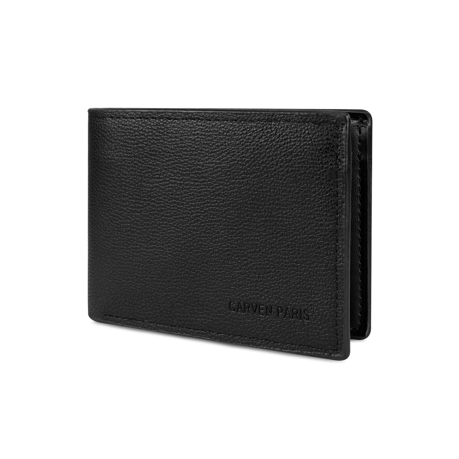 Billetera Hombre Bruno Negra Con Monedero Carven Paris image number 3.0