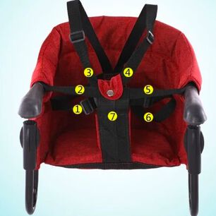 Silla De Comer De Mesa Roja