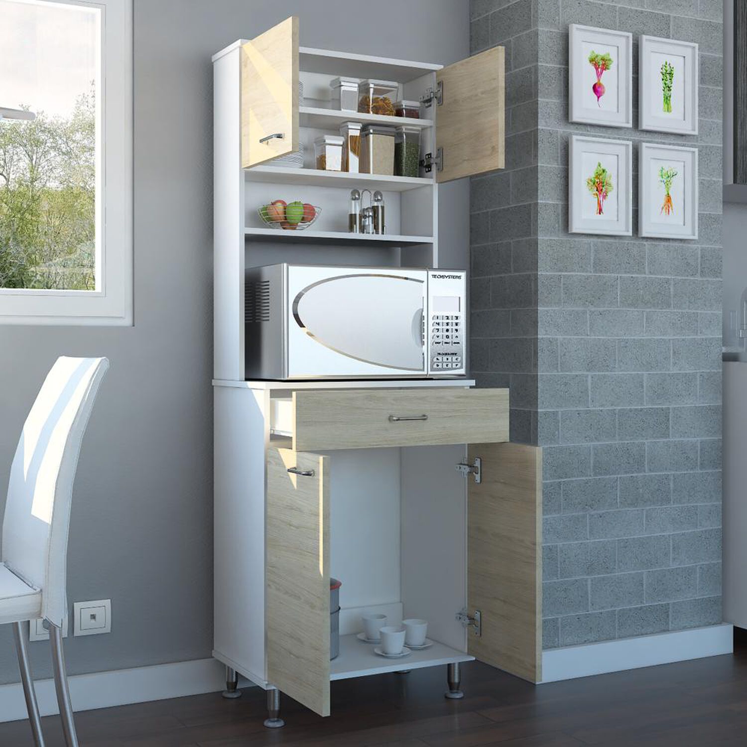 Mueble De Cocina Tuhome Kitchen / 4 / 1 Cajon image number 5.0