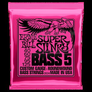 Cuerdas Bajo El&eacute;ctrico De 5 Super Slinky 40-125 Ernie Ball 2824