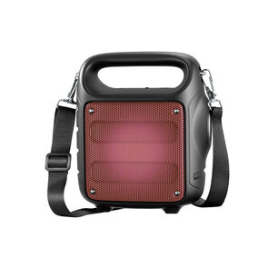 Parlante Bluetooth Con Iluminaci&oacute;n Rojo 5w Rms Port&aacute;til - Ps