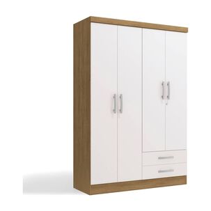 Closet Yardas Josefa Blanco / Angel&iacute;n 4 Puertas 2 Cajones