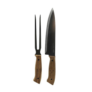 Set Cuchillo Tenedor Prm Wayu Con Revestimiento Antiadherente