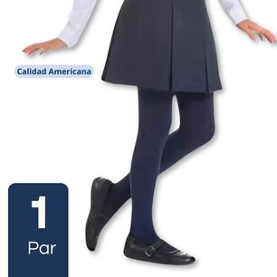 Ballerina Escolar Calcetines Algod&oacute;n Azul Ni&ntilde;a 1 Par