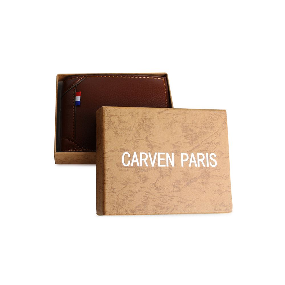 Billetera De Hombre Agus Caf&eacute; Carven Paris image number 4.0