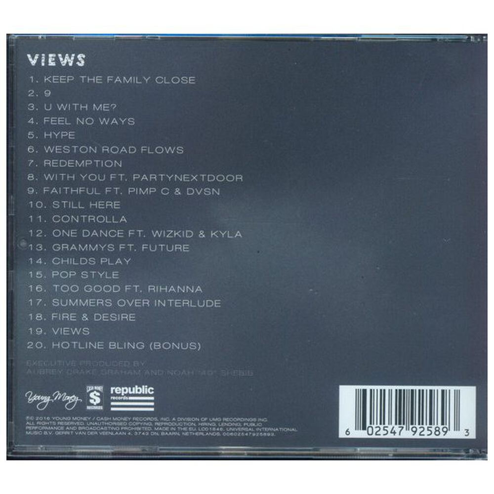 Drake - Views | Cd image number 1.0