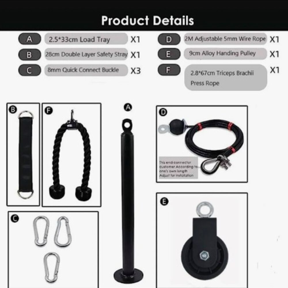 Home Triceps Pulley Set image number 3.0