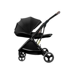 Coche De Paseo Modo Apego Y Panor&aacute;mico Negro Lubabycas